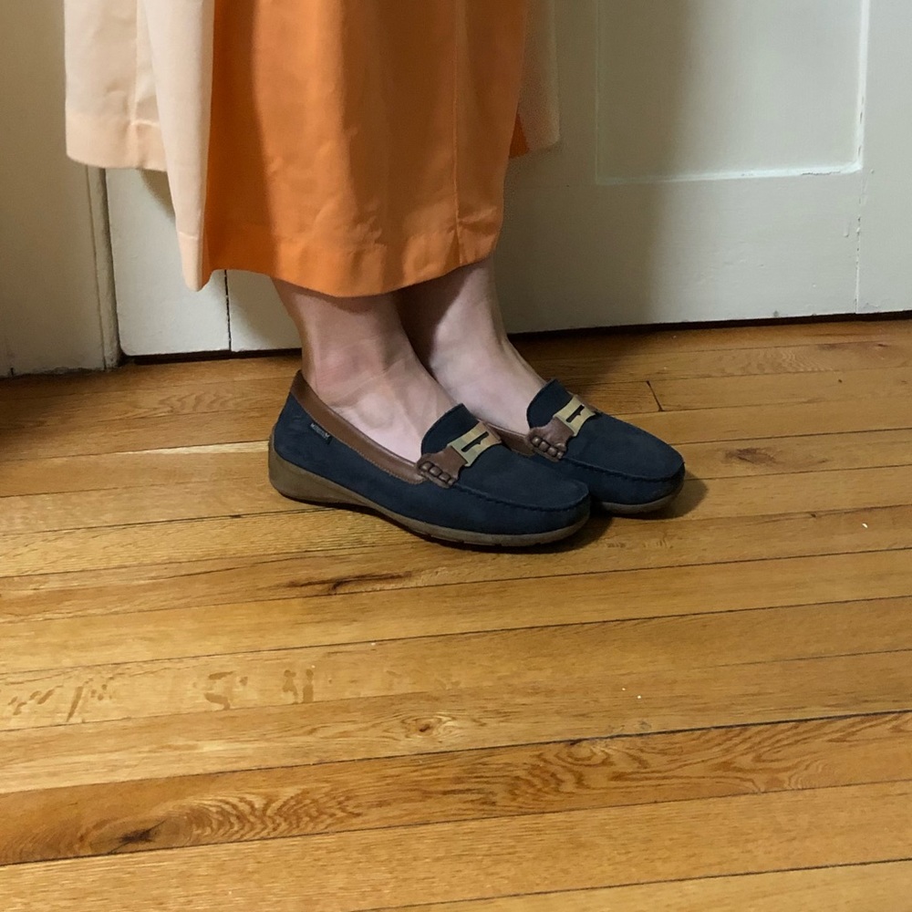 Mephisto Blue Suede Shoes